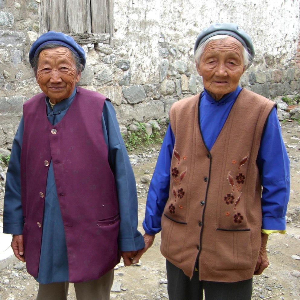 Xizhou, deux grands-mères, amies d'enfance