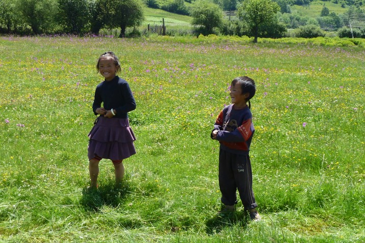 Enfants Tibétains - Hauts Plateaux