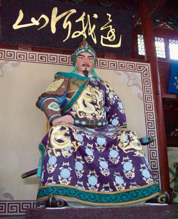 Statue de Yue Fei, mausolée de Hangzhou. Photos Collection personnelle.