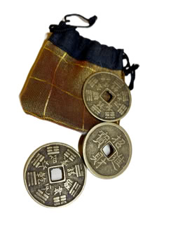 Sapèques Chinoises Sapèques Chinoises pour tirage Yi Jing (Yi King)